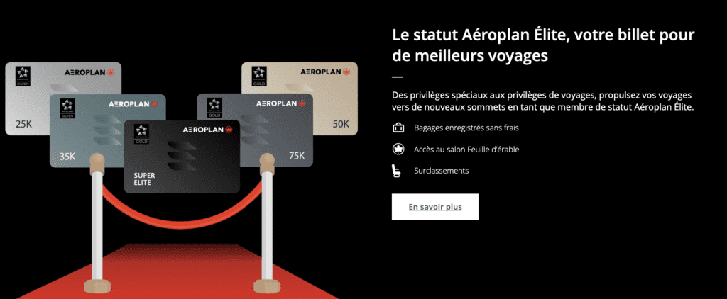 Statut Aéroplan