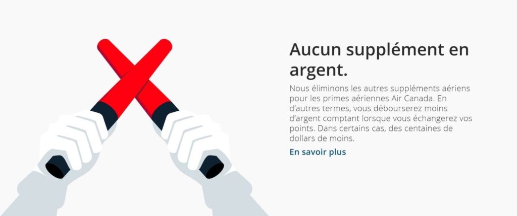 Aeroplan En Bref Surcharge