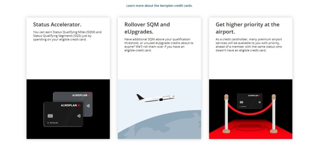 aeroplan – statut elite – mqs