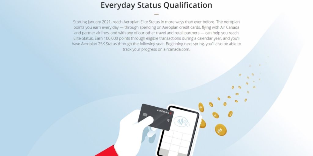 aeroplan – statut elite – quotidien