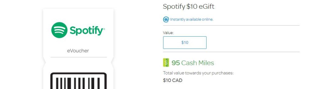 Spotify Gift card Am Fr