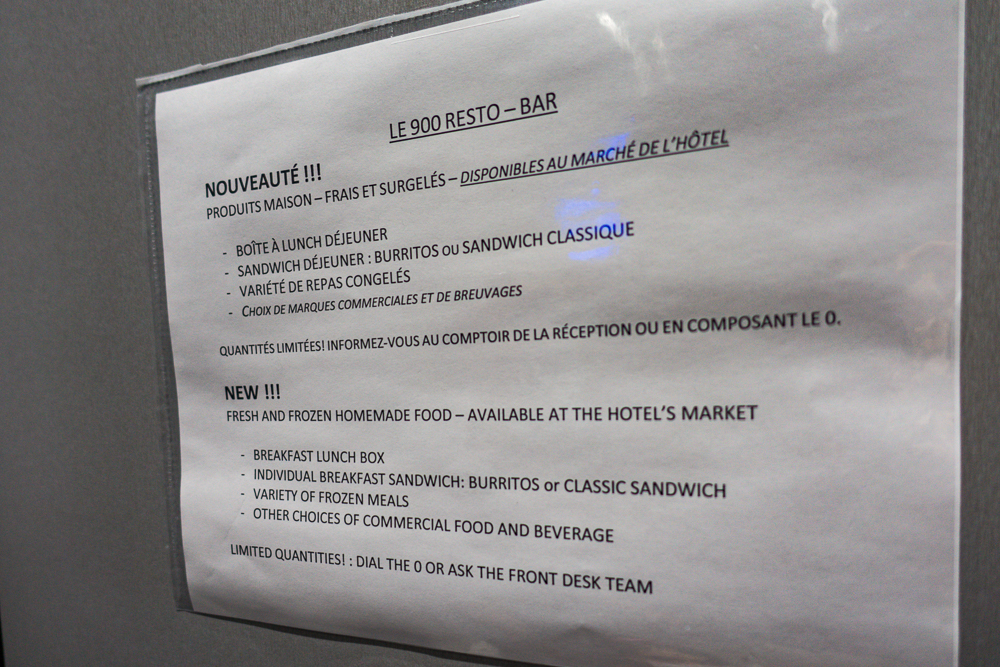 Courtyard Quebec Message Ascenceur