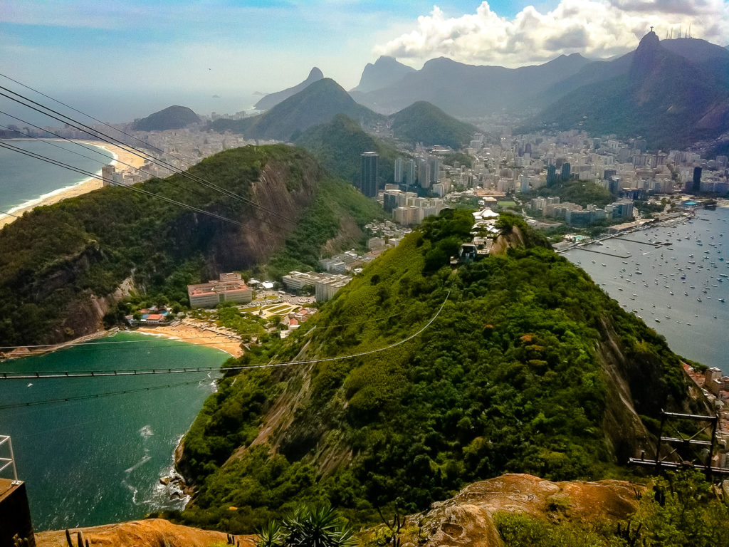 Rio Pain de sucre vue téléphérique
