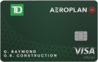 Td Visa Affaires Aeroplan New