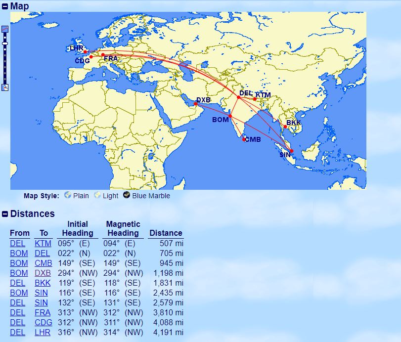 Vistara Network New Aeroplan