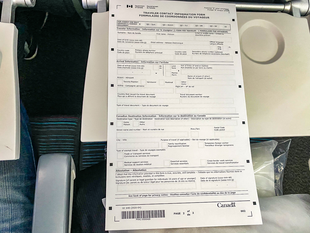 cdg-yul – air canada eco – covid-48