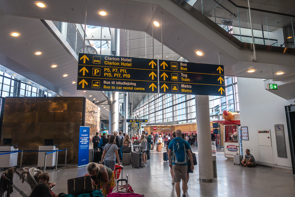 Copenhague Gare centrale hall