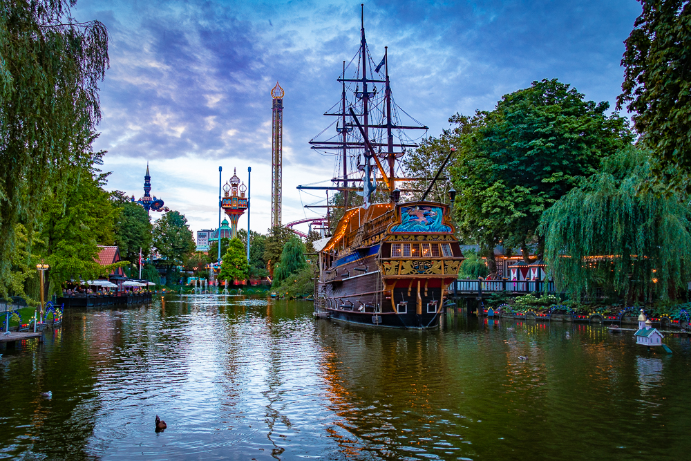 Copenhague Jardins de Tivoli