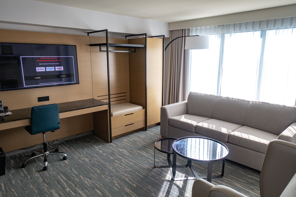 Hotel Marriott Aeroport De Vancouver Salon