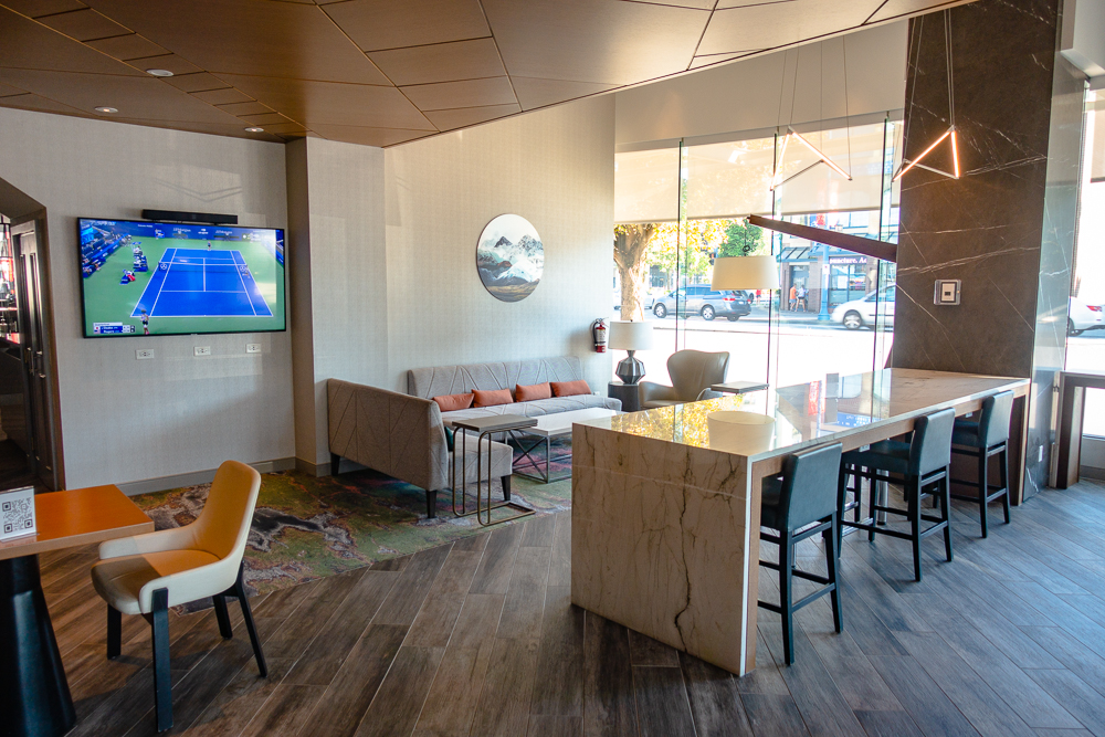 Hotel Marriott Aeroport De Vancouver Salle de restauration