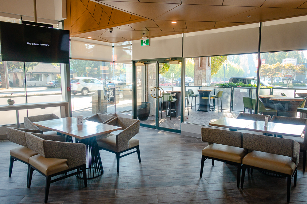 Hotel Marriott Aeroport De Vancouver Salle de restauration