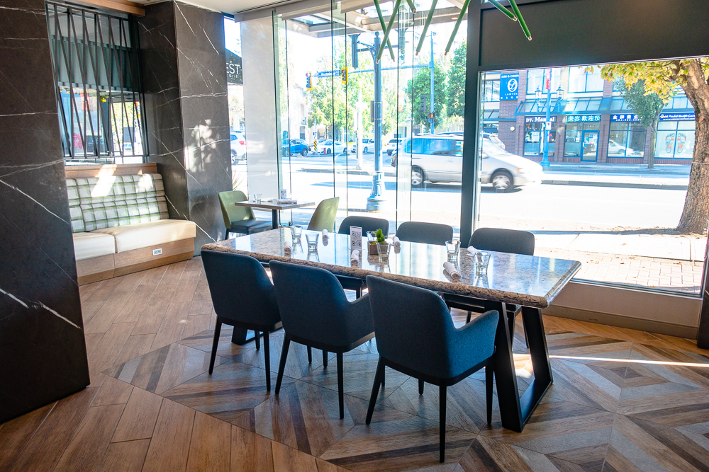 Hotel Marriott Aeroport De Vancouver Salle de restauration