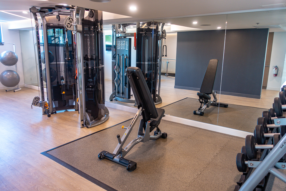 Hotel Marriott Aeroport De Vancouver Salle de sport