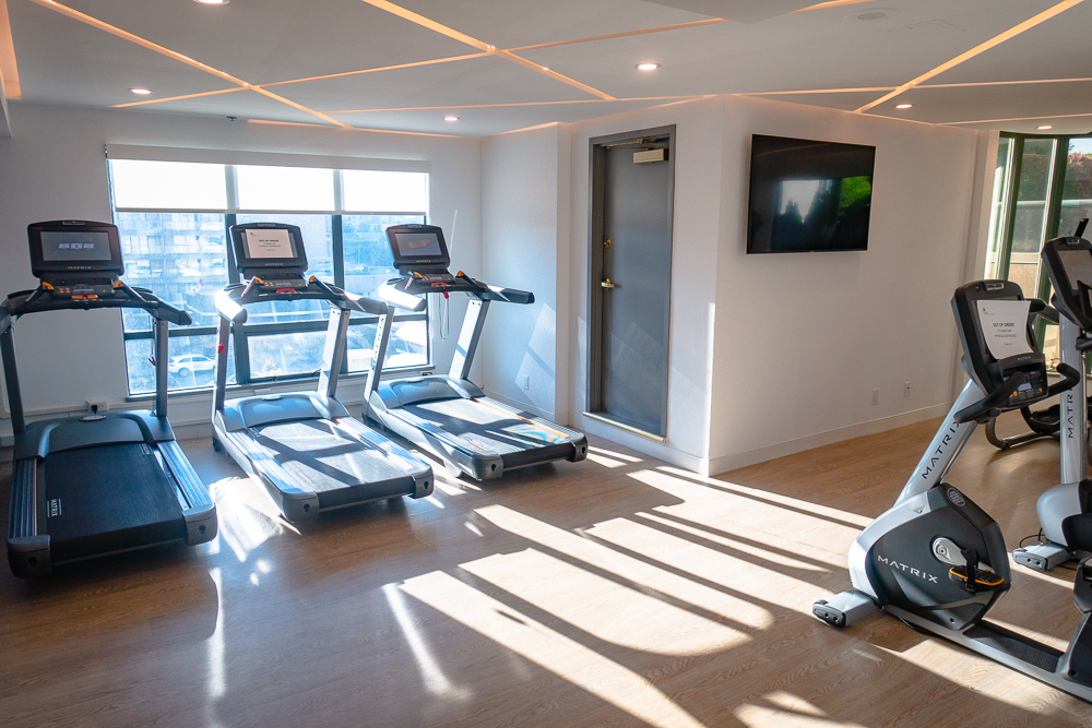 Hotel Marriott Aeroport De Vancouver Salle de sport