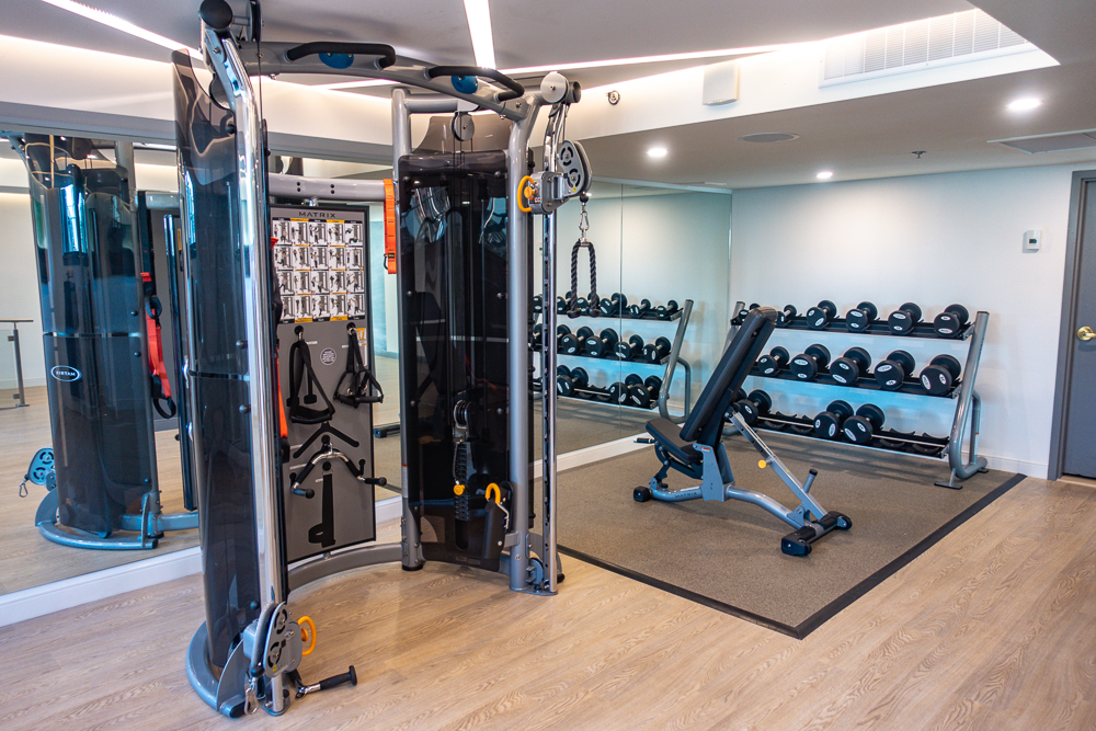 Hotel Marriott Aeroport De Vancouver Salle de sport