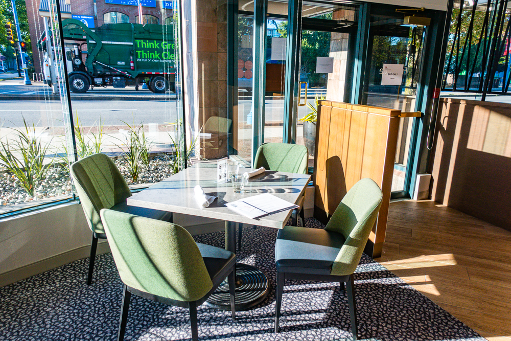 Hotel Marriott Aeroport De Vancouver Salle de restauration