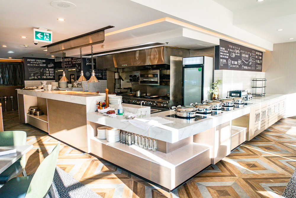 Hotel Marriott Aeroport De Vancouver Salle de restauration