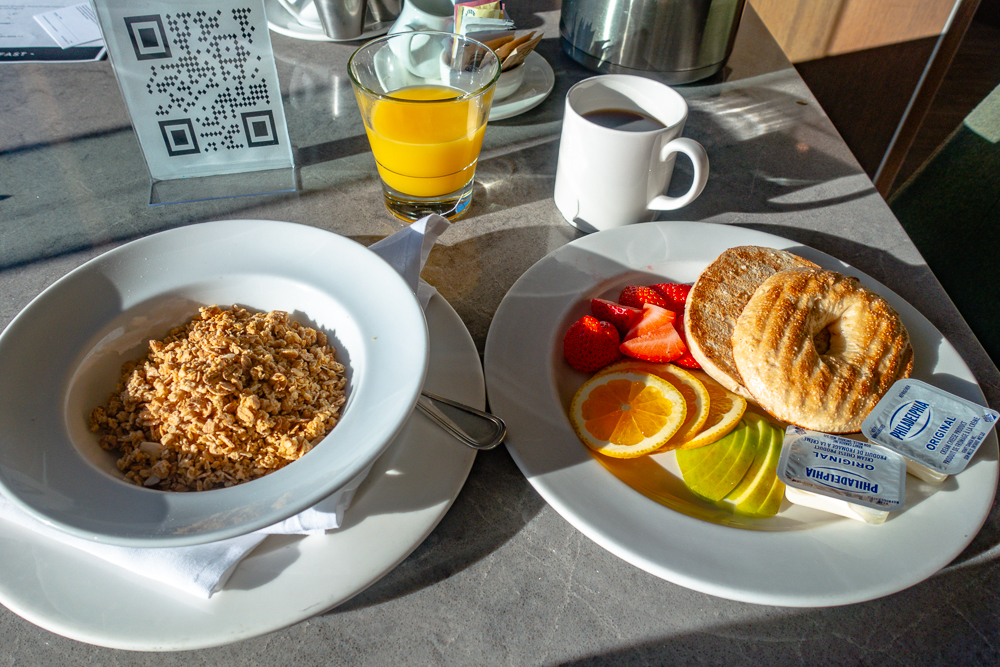 Hotel Marriott Aeroport De Vancouver Déjeuner
