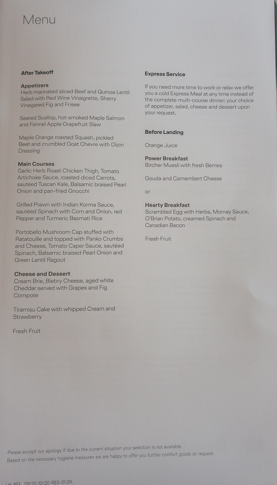 Lufthansa A330 Business Class 32