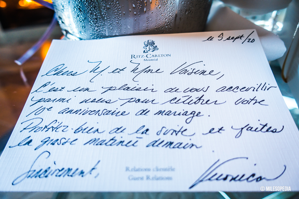 Ritz Carlton Montreal Cadeaux 032