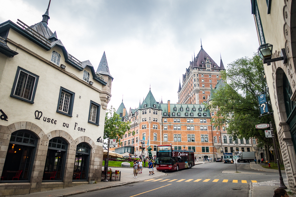 Vieux Quebec Musee Du Fort Et Le Chateau Frontenac