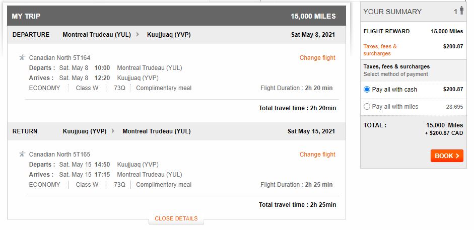 Yul Yvp Canadian North Fre