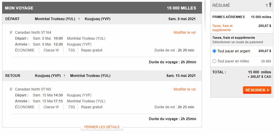 Yul Yvp Canadian North Fre