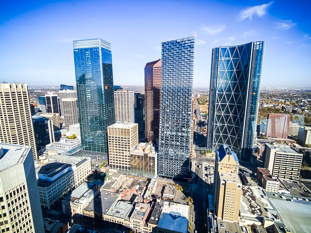 13 Centre Ville Vu De La Tour De Calgary