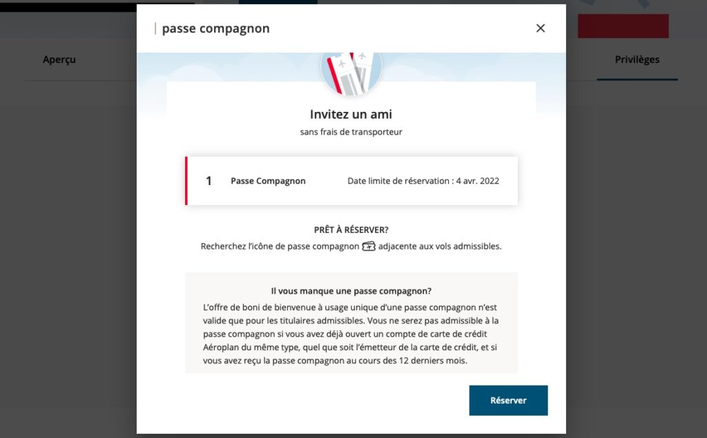 Buddy Pass Privileges Explications Fr