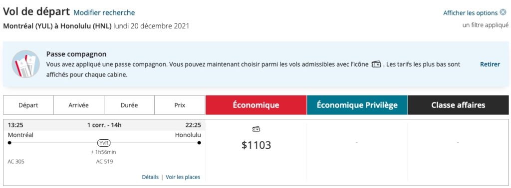 Buddy Pass Yul Hnl Selection Fr