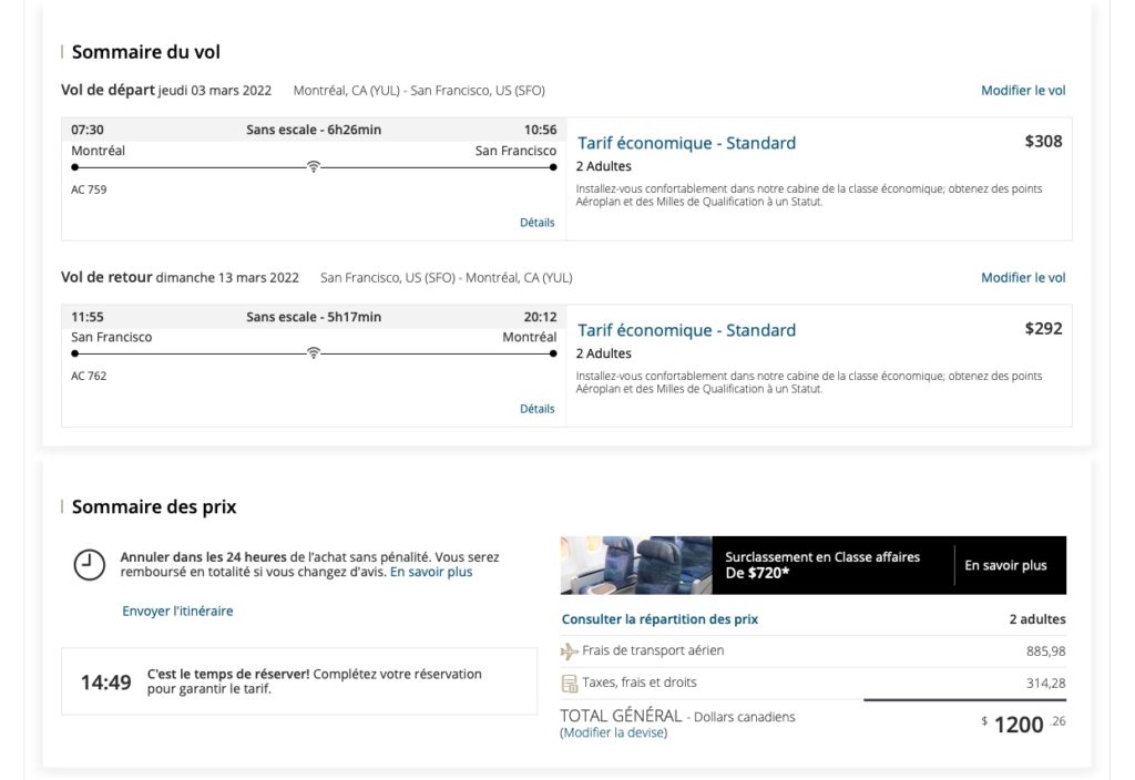 Buddy Pass Yul Sfo Prix Sans Passe Fr