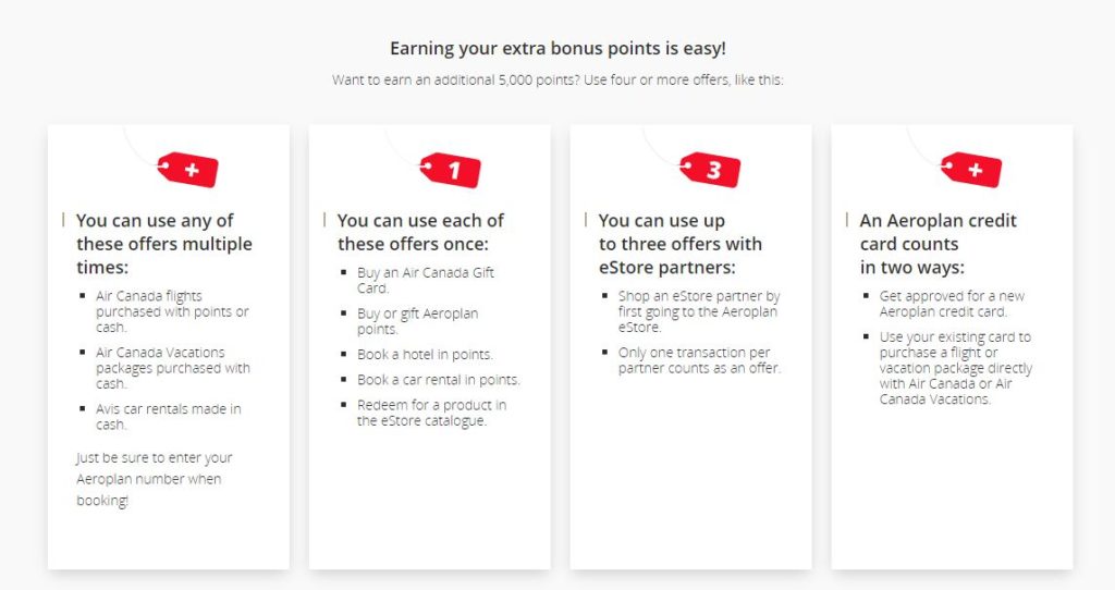 Combine Aeroplan Details Offers