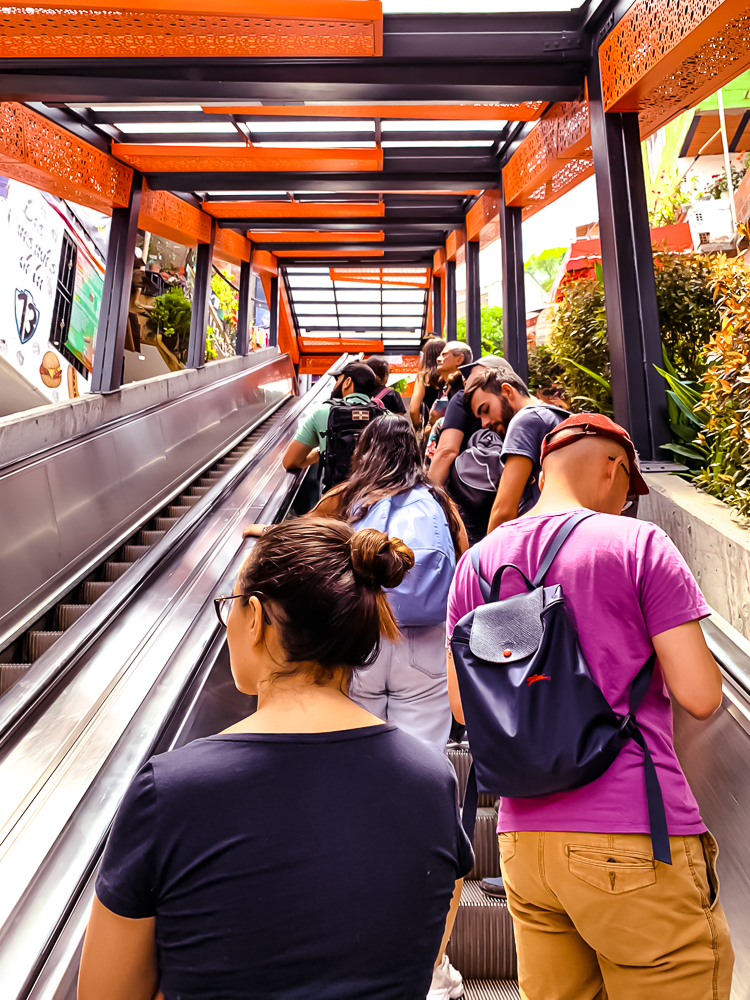 Comuna 13 Escalier Roulant