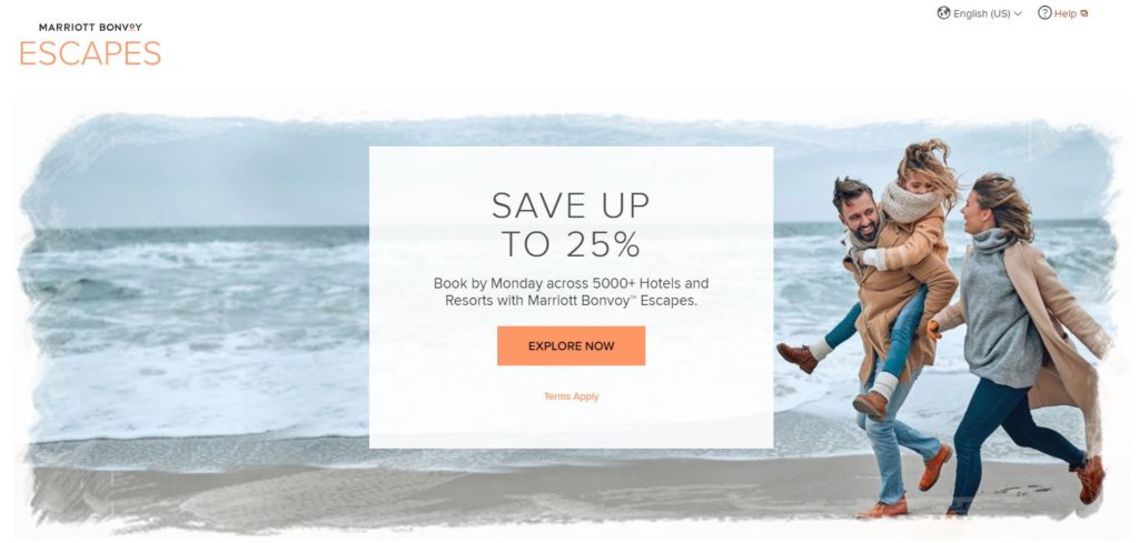Marriott Bonvoy Escapes Fr
