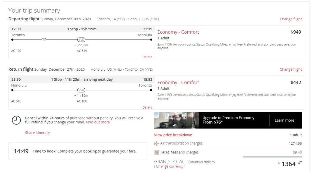 Companion Pass Hnl Fr