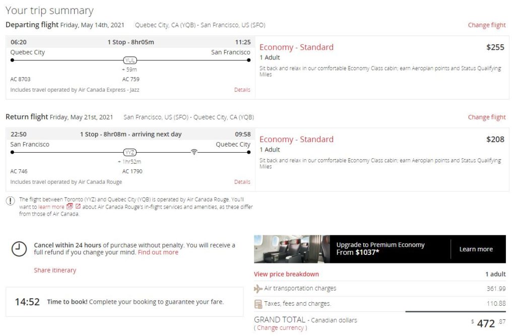 Companion Pass Sfo Standard Fr