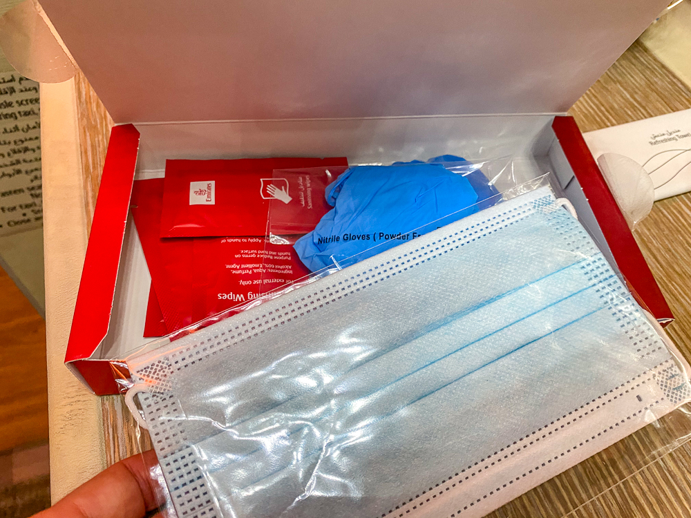 Emirates Nouvelle Premiere Classe 2eme Vol Kit Hygiene