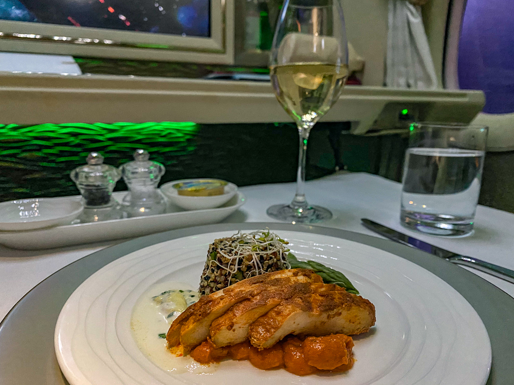 Emirates Nouvelle Premiere Classe 2eme Vol Souper 167