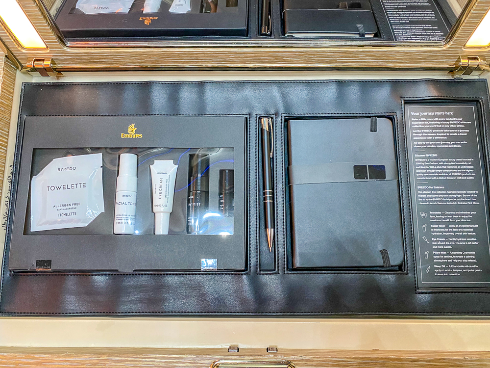 Emirates Nouvelle Premiere Classe Accessoires 035