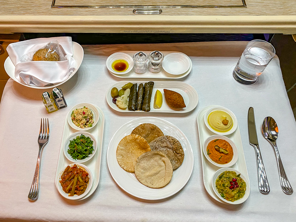 Emirates Nouvelle Premiere Classe Diner 114