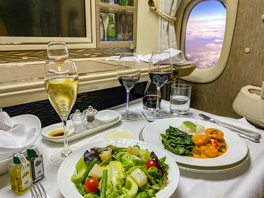 Emirates Nouvelle Premiere Classe Diner 121