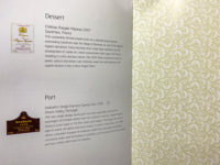 Emirates Nouvelle Premiere Classe Menus 084