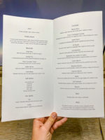 Emirates Nouvelle Premiere Classe Menus 090