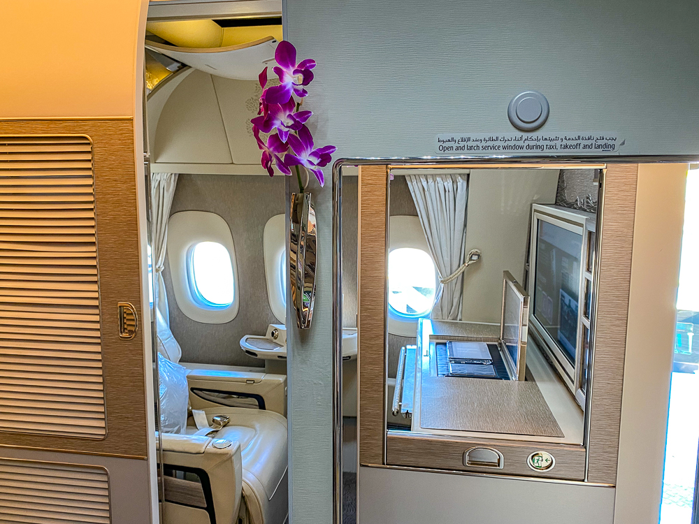 Emirates Nouvelle Premiere Classe Vue De La Cabine
