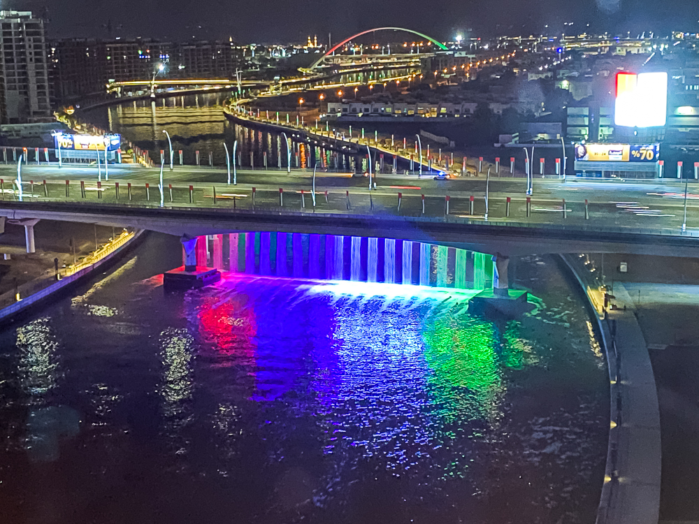 jw marriott marquis dubai- vue de ma chambre de nuit