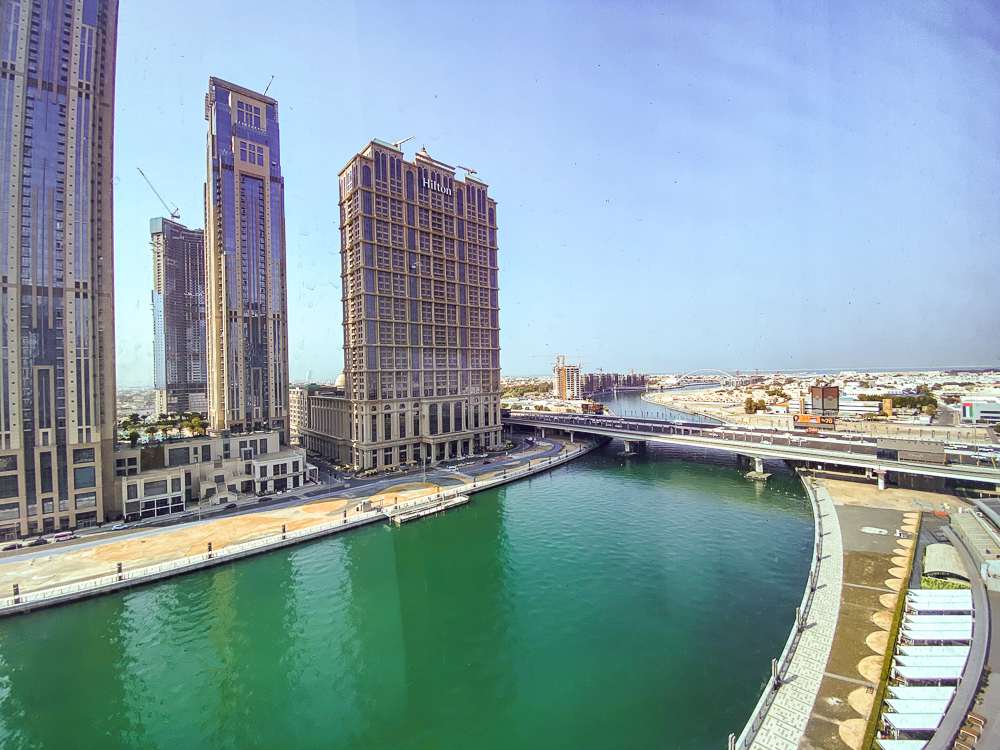 jw marriott marquis dubai – vue de ma chambre en journée