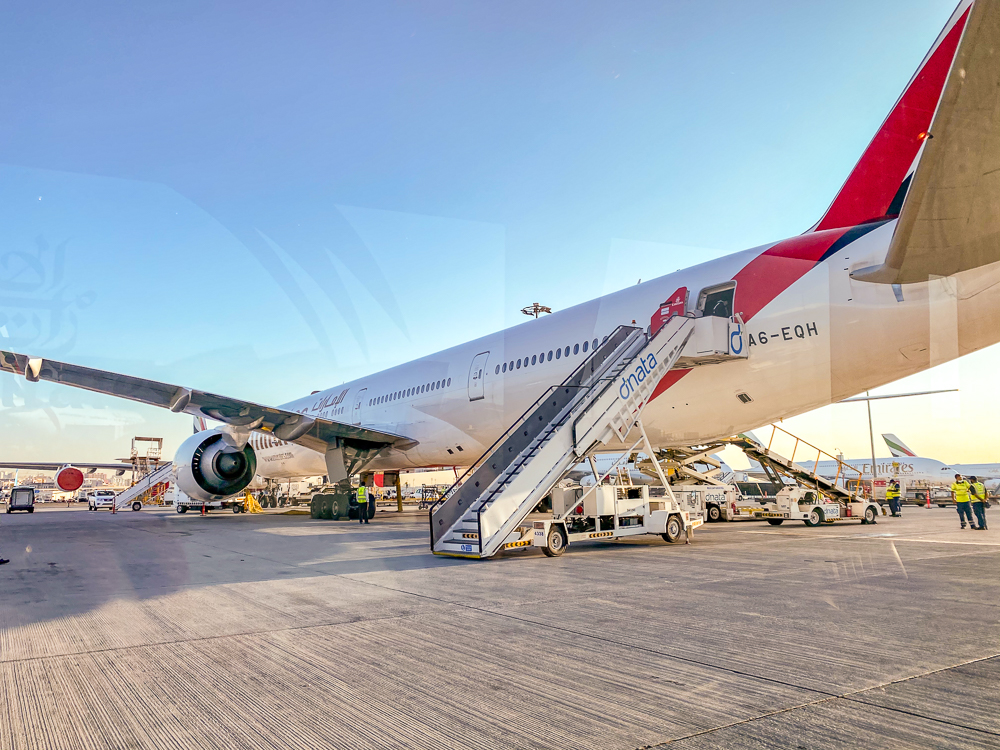 Vol Emirates Sur Le Tarmac De Dubai 1