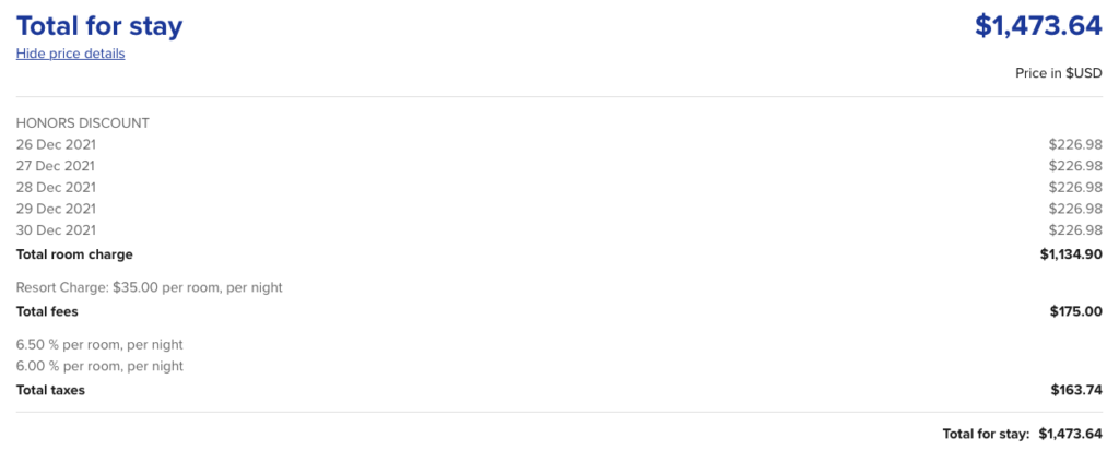 Hilton Orlando Payant