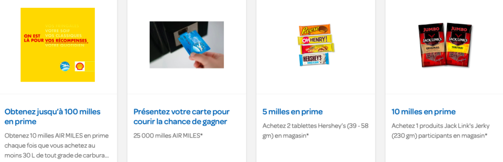 Offre Promo Air Miles Shell Fr