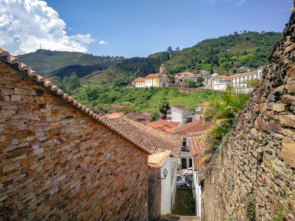 Ouro Preto Mur En Pierre